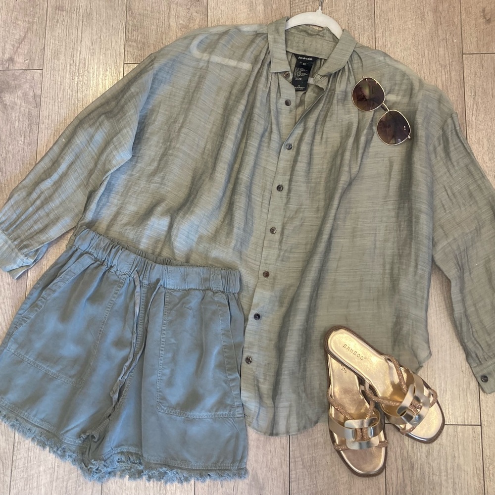 Olive blouse